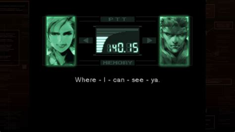 Metal Gear Solid Codec Frequencies Guide